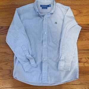 J.Bailey Roscoe Blue Checkered Kids Button Down Shirt